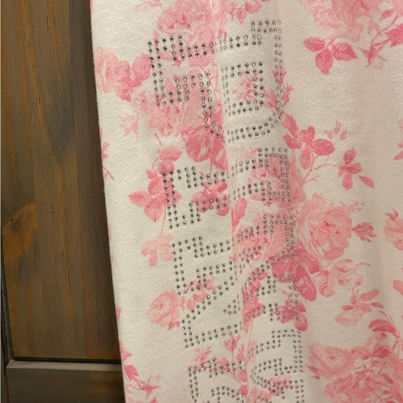 Pink & LoveShackFancy Sweat Pants Sz Small - Picture 2 of 3